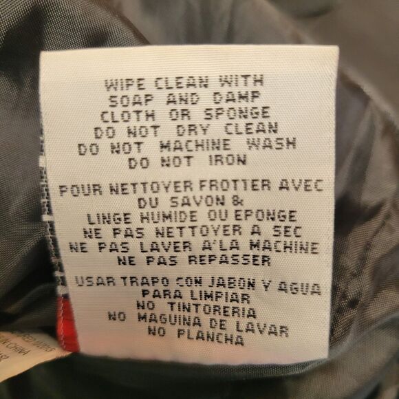 Miss London Womens Black Vegan Leather Jacket Size L Fringe Motorcycle Biker - Picture 9 of 10